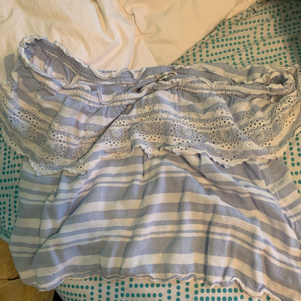 off shoulder crop top